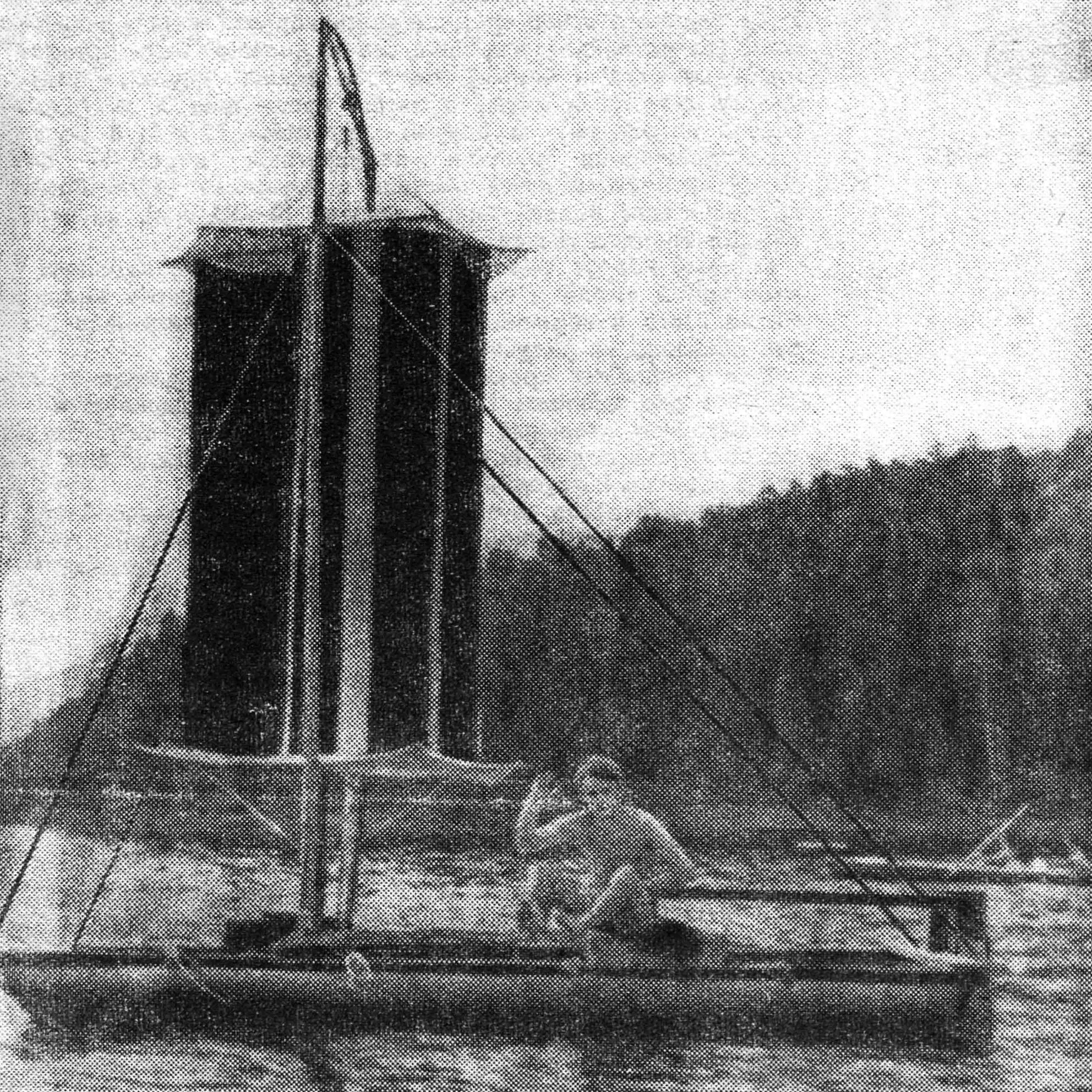 ON THE CATAMARAN — ROTOR-SAIL