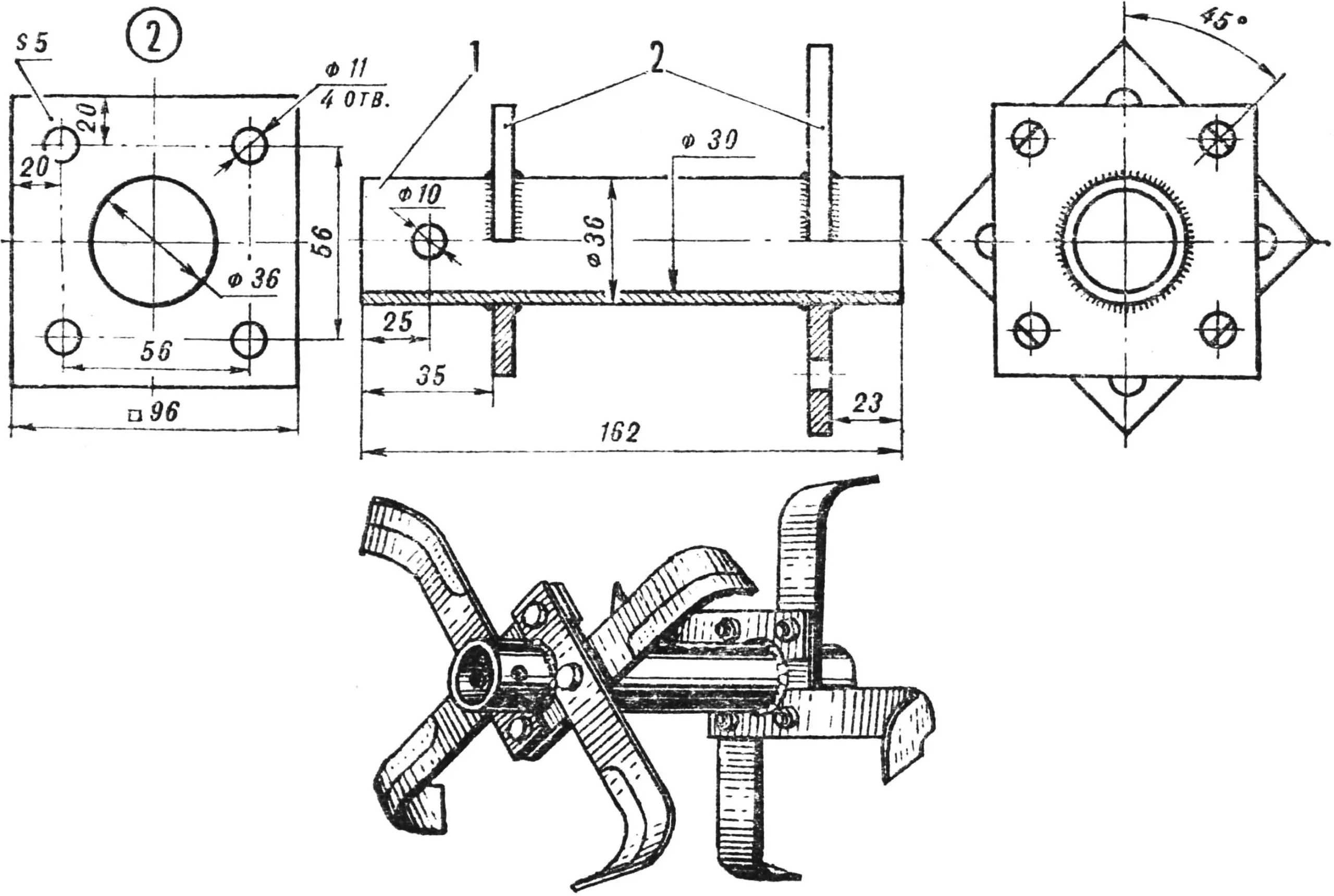 Fig. 8. Cutter hub unit
