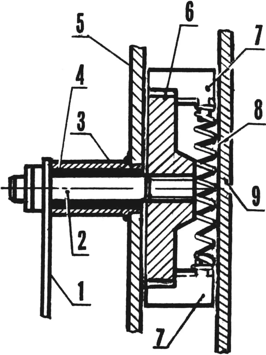 Рис. 3. Вузол барабана (у зборі)