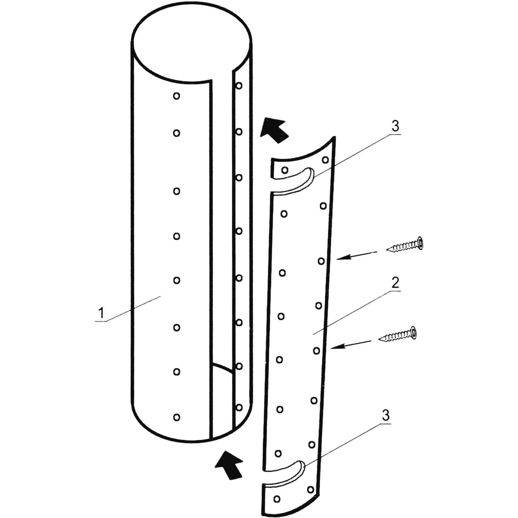 Кожух колена-нагревателя