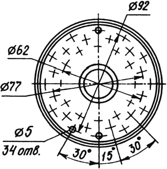 Modified rear cover of starter housing