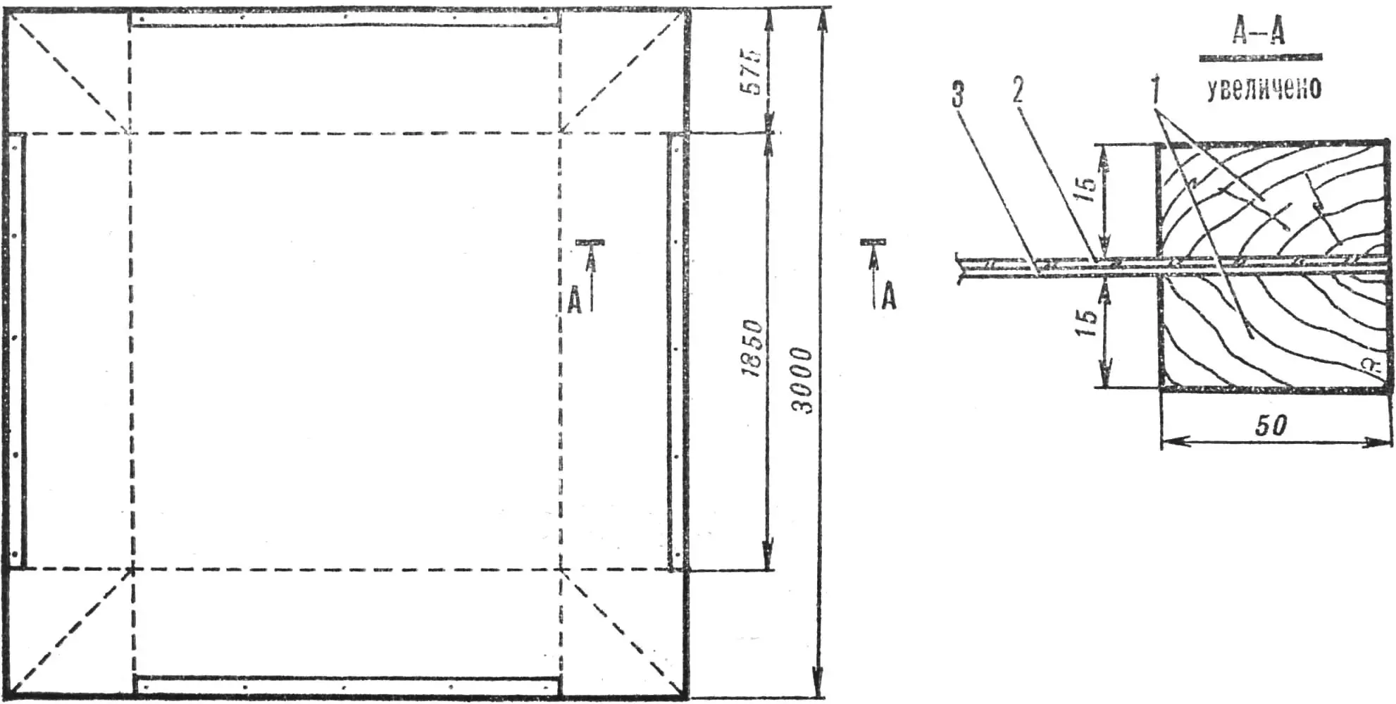 Layout of polyethylene pool liner