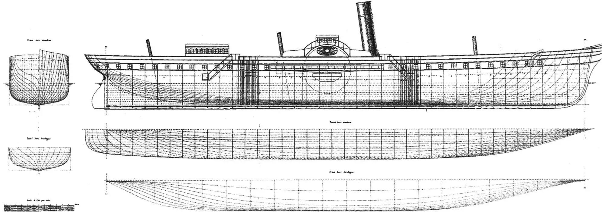 Теоретический чертеж «L’Aigle»