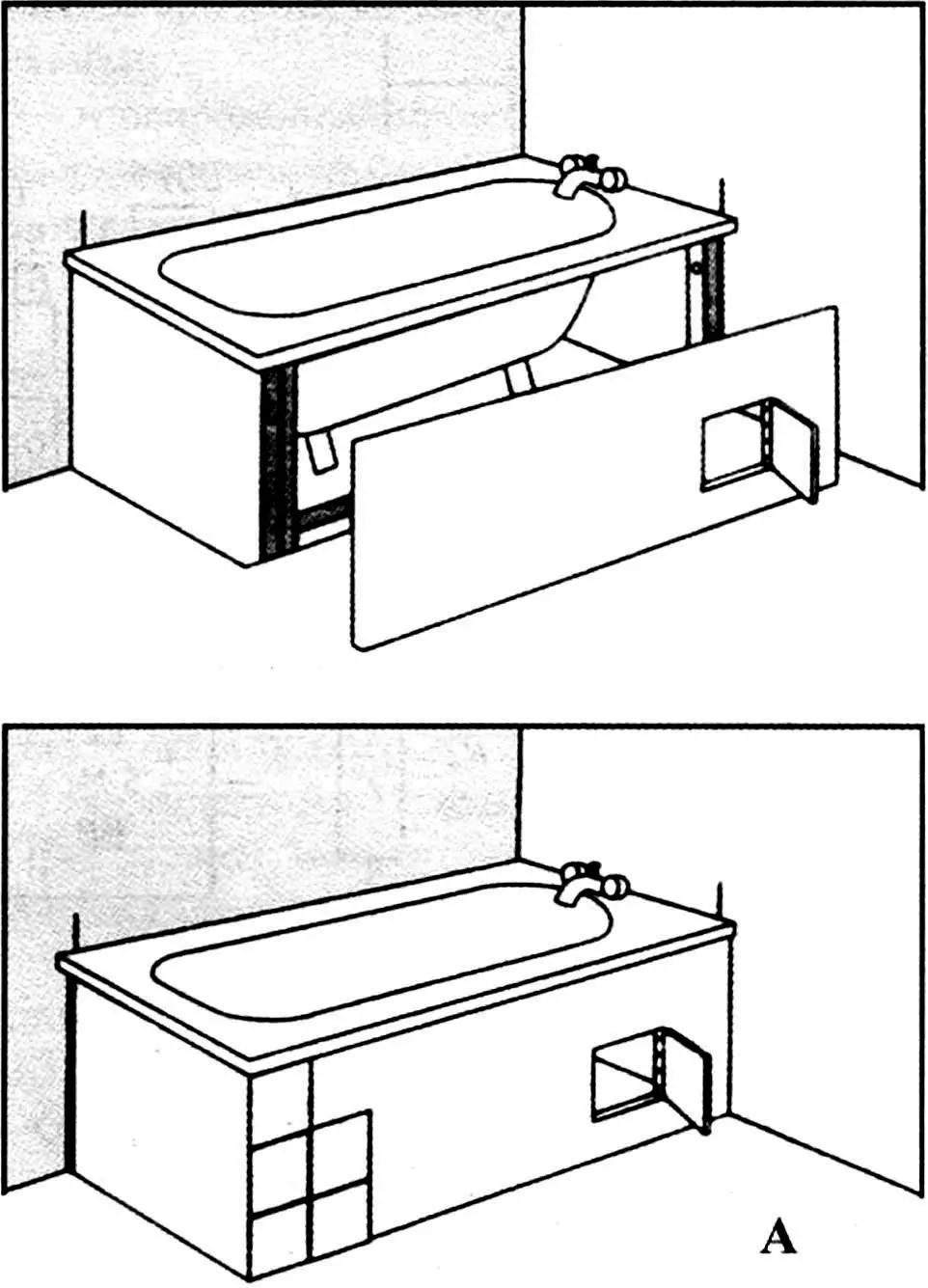 Fig. 7. Screen panel installation