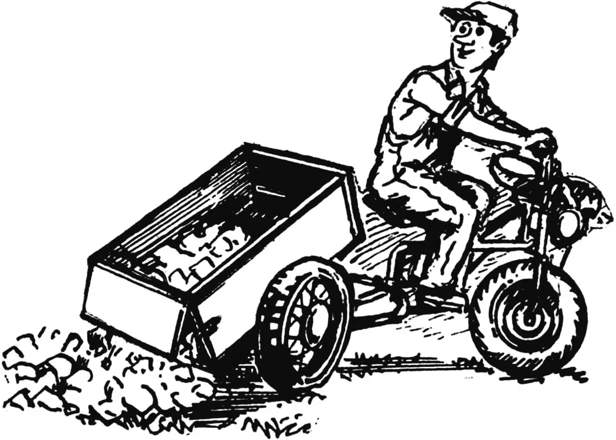 ТЯГАЧ-САМОСВАЛ: МАЛ, ДА УДАЛ