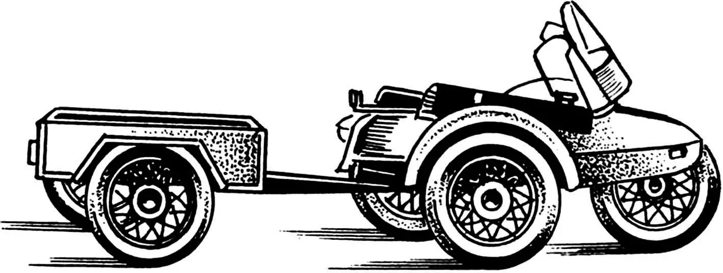 С КОЛЯСКОЙ И ПРИЦЕПОМ