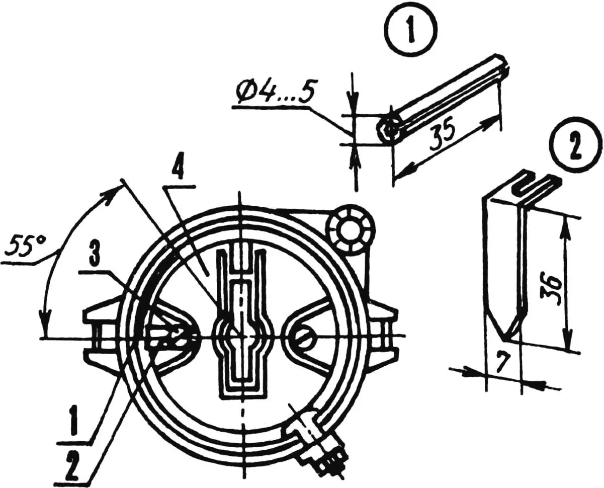 Device for measuring dwell angle