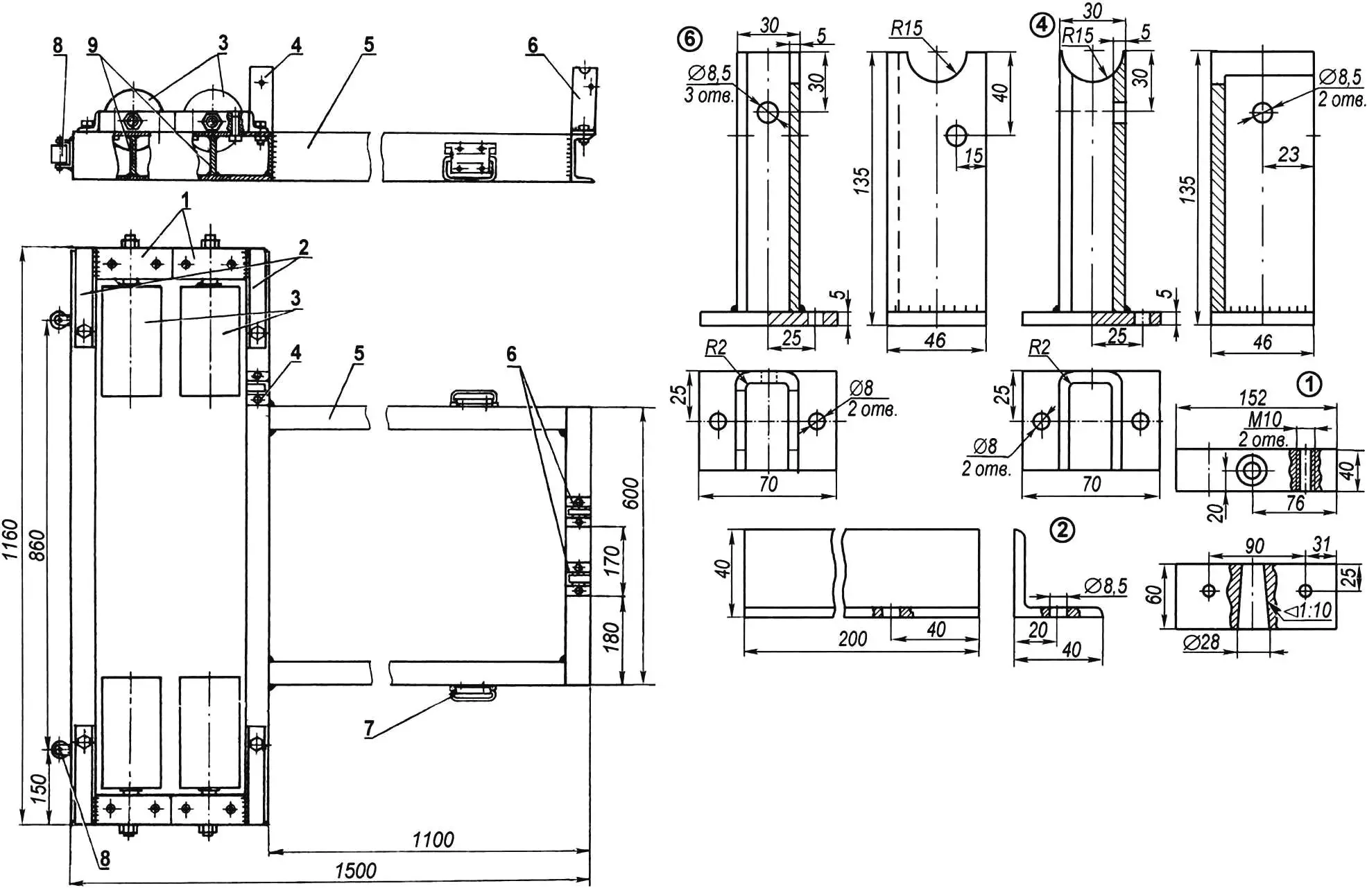 General view of the stand