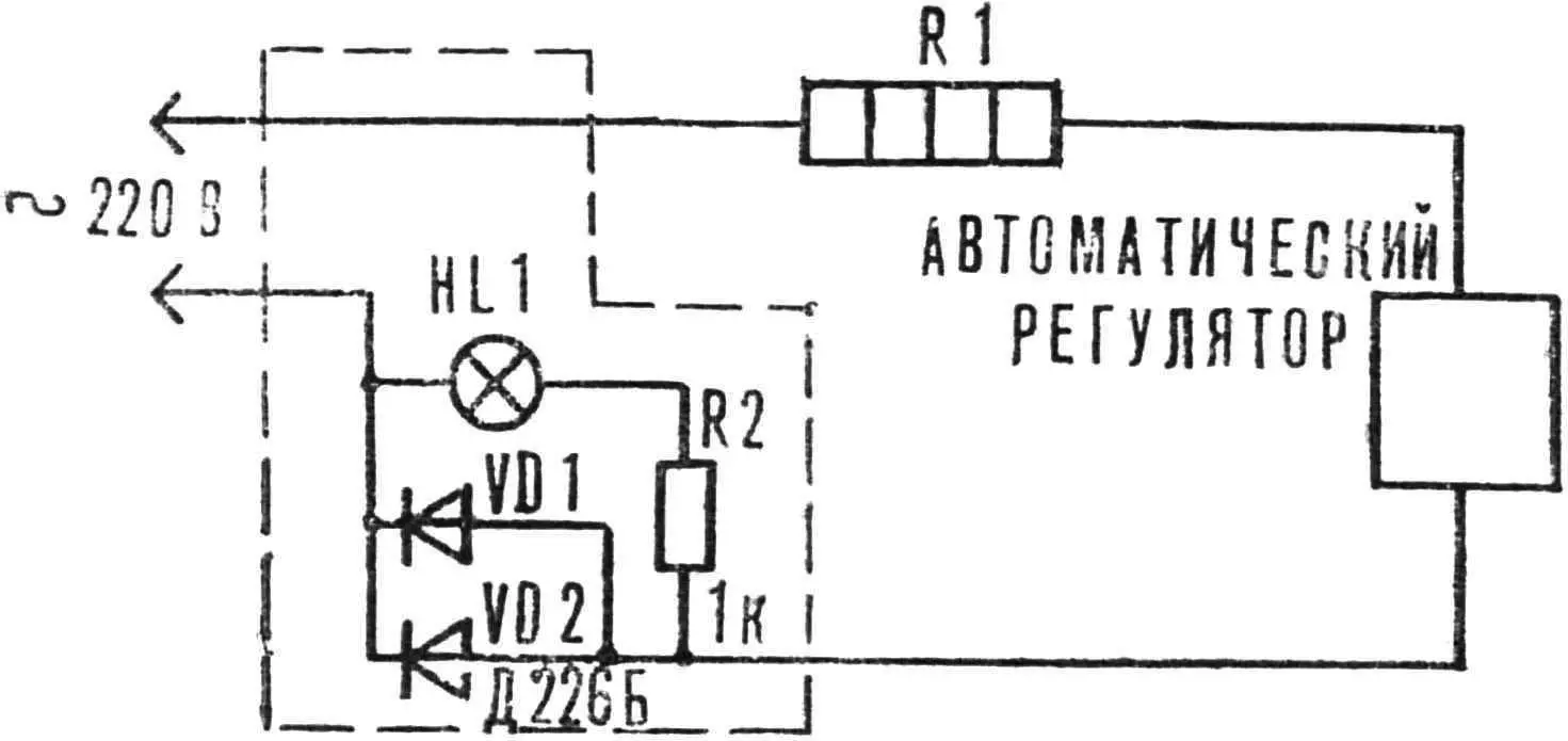 Electrical circuit diagram.
