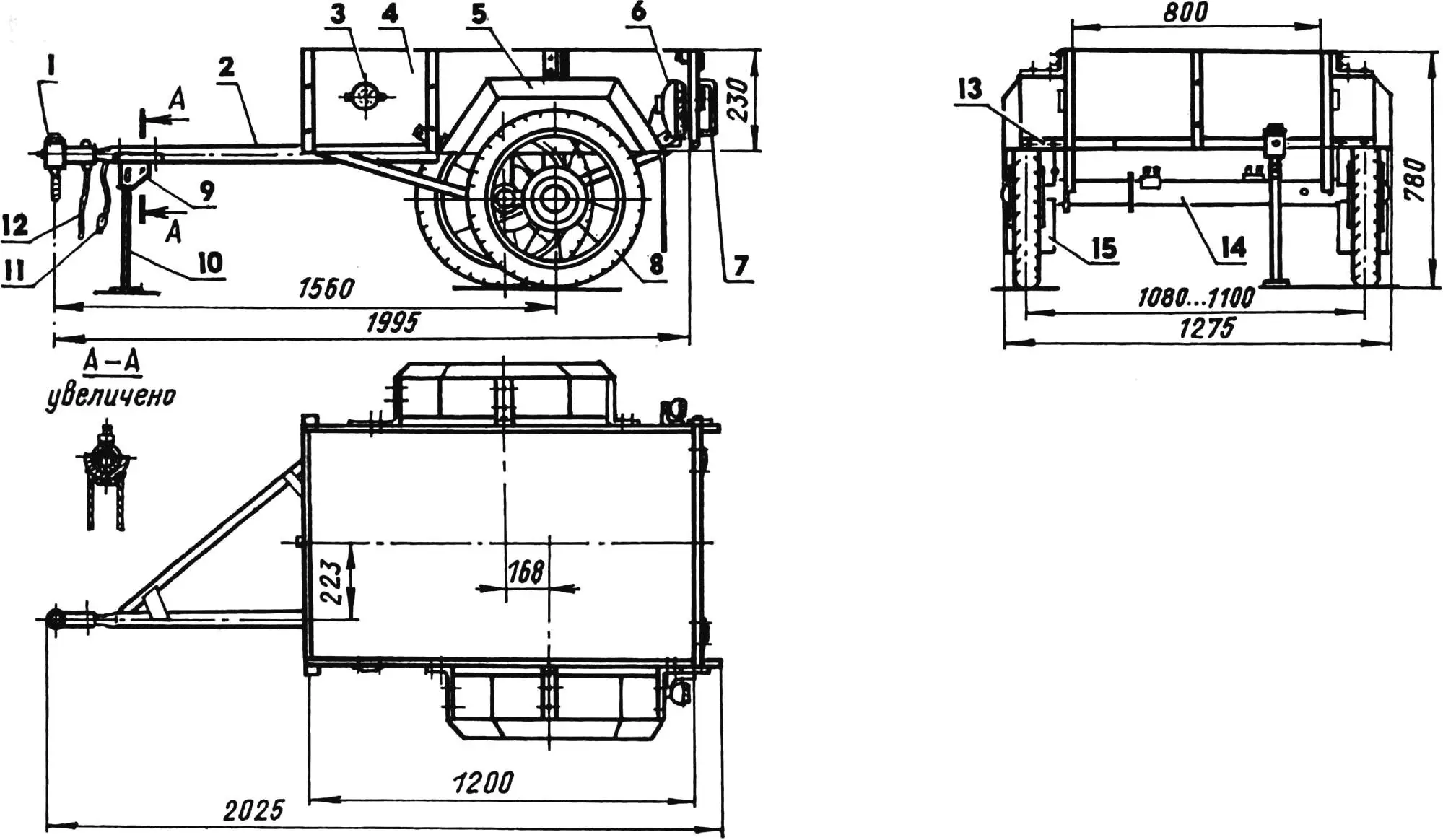 General view of the trailer