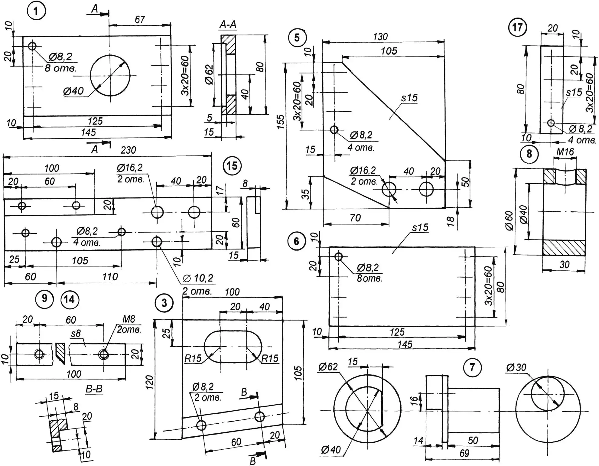 Shears for cutting sheet materials