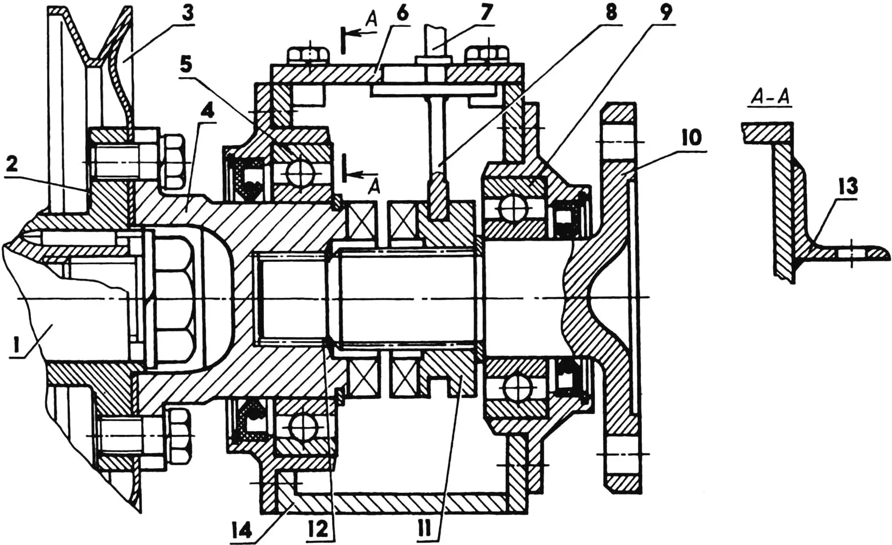 Waterjet rotor cam clutch