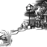 ДНЕМ ВОДУ КАЧАЕТ, НОЧЬЮ ДОМ ОХРАНЯЕТ