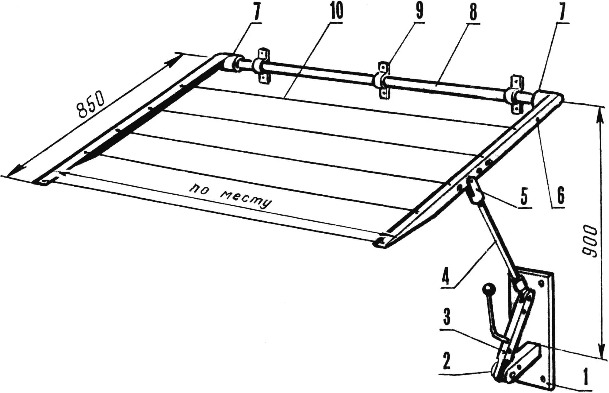 Clothes dryer on balcony