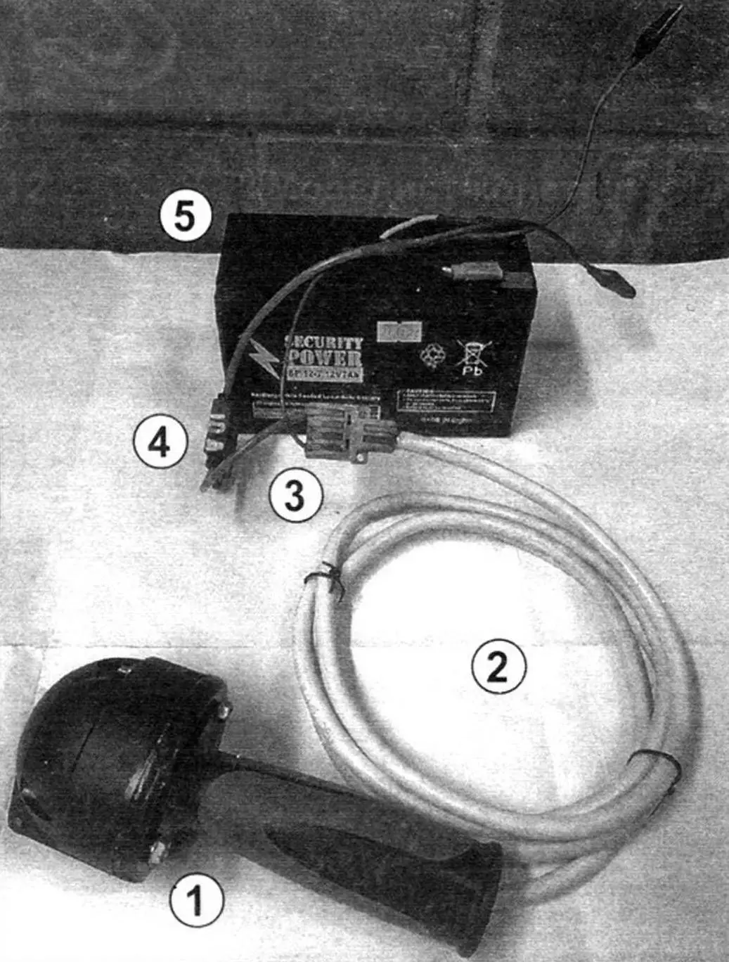 Tester with compact battery