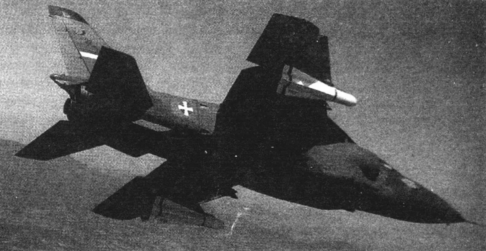 J-22 Orao of the Tigers squadron of the Serbian Air Force with two American AGM-65B Maverick air-to-surface missiles