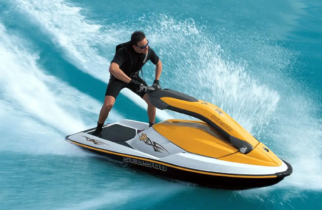 Modern stand-up sport jet ski for aquabike