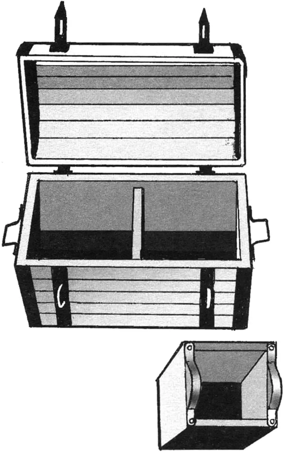 “Safe”-chest assembled