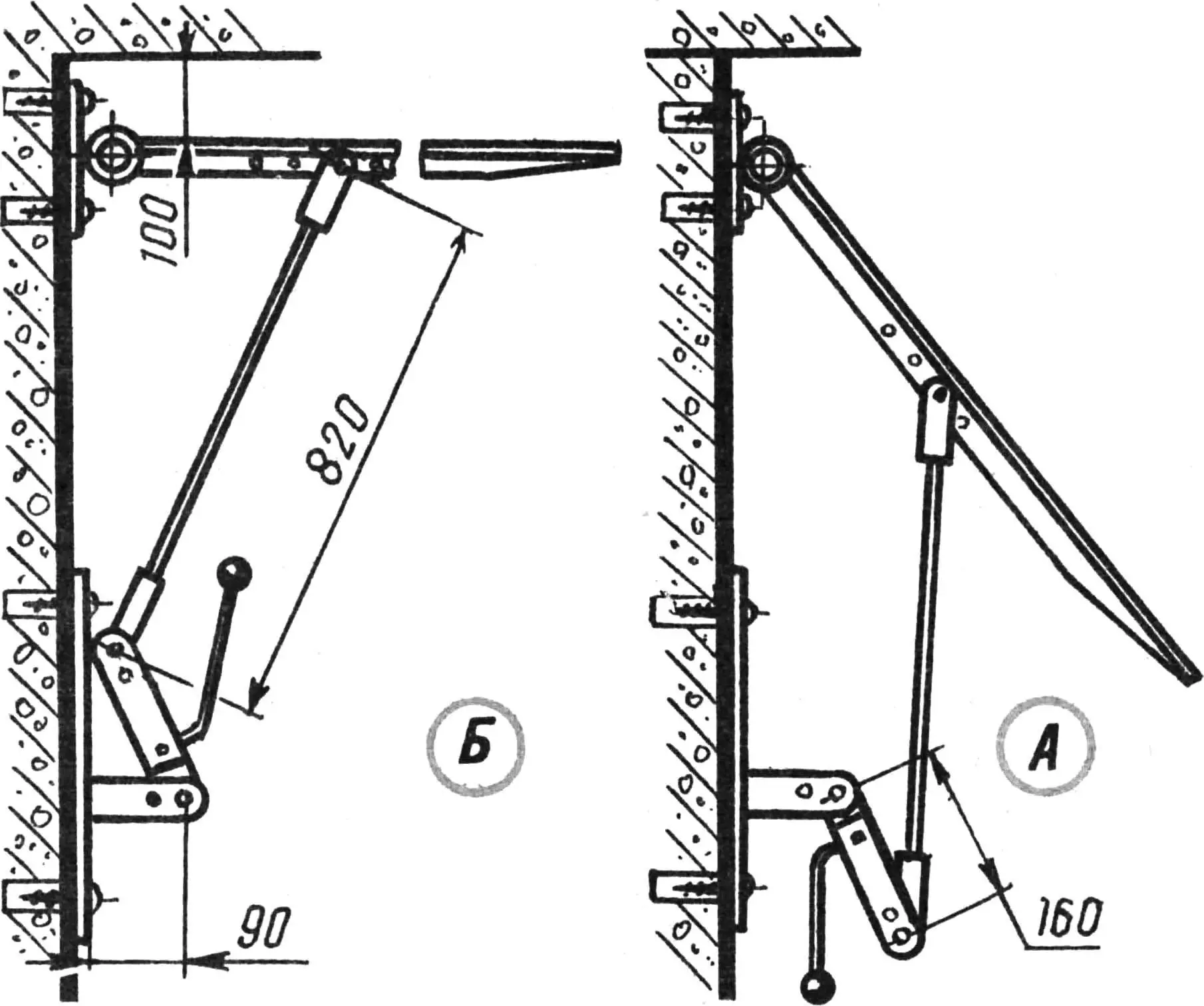 Mechanism operation diagrams