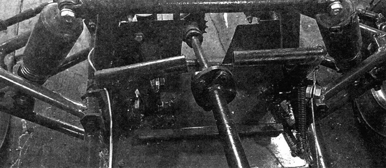 Made the steering shaft composite