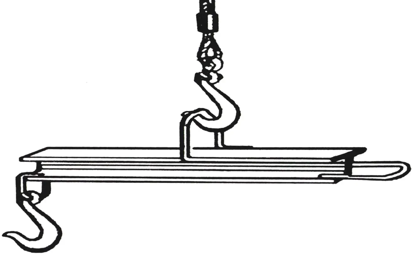 Коромысло для бокового перемещения груза краном