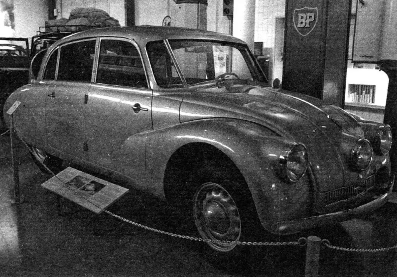 Личный автомобиль Tatra 87 Ганса Ледвинки в Музее транспорта Мюнхена