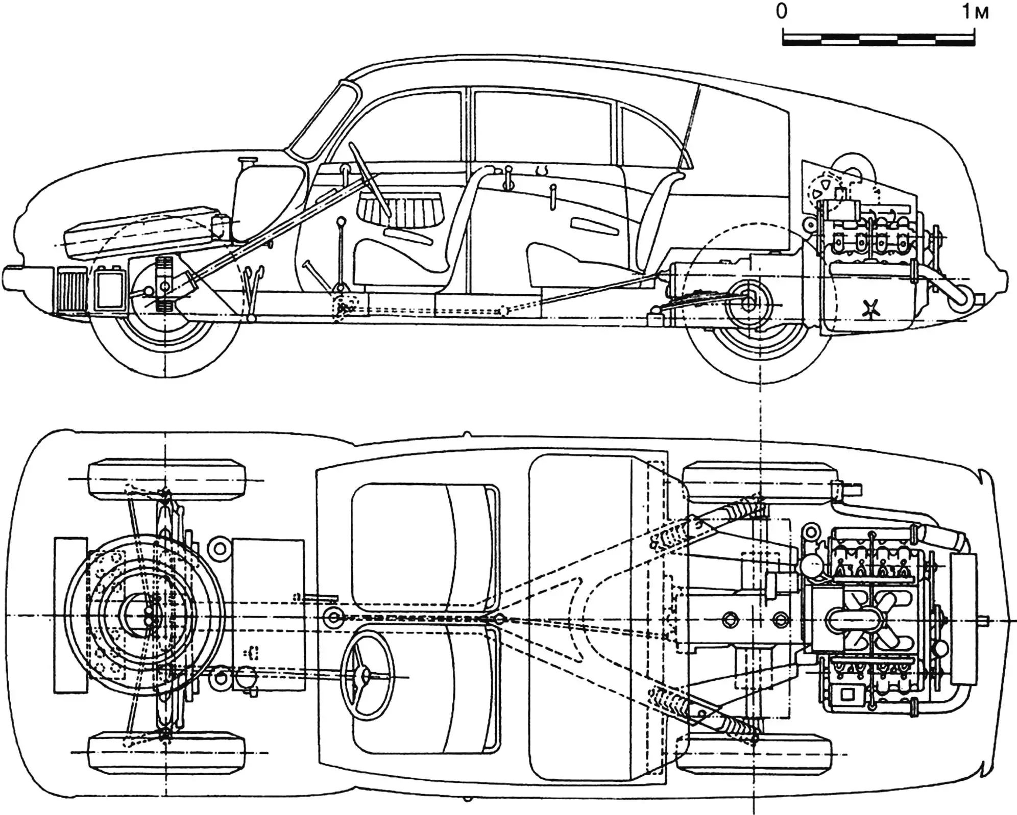 Шасси автомобиля Tatra-87