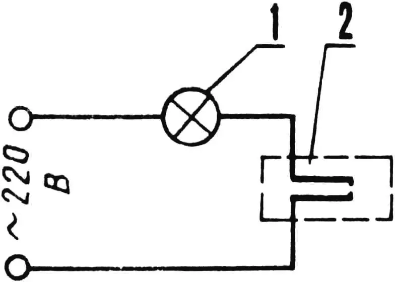 Fig. 2. Thermostat connection diagram for calibration