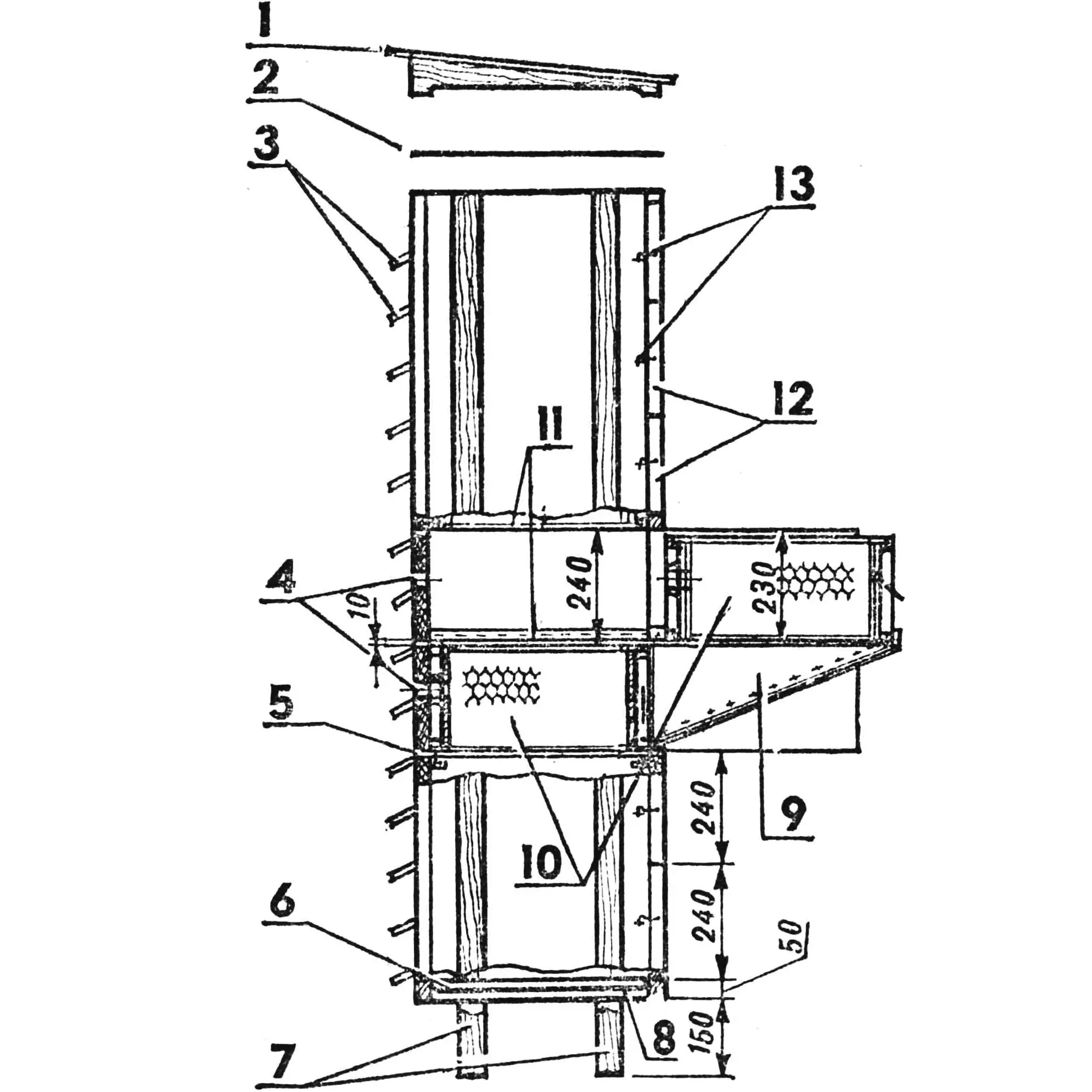 Fig. 2. Hive design