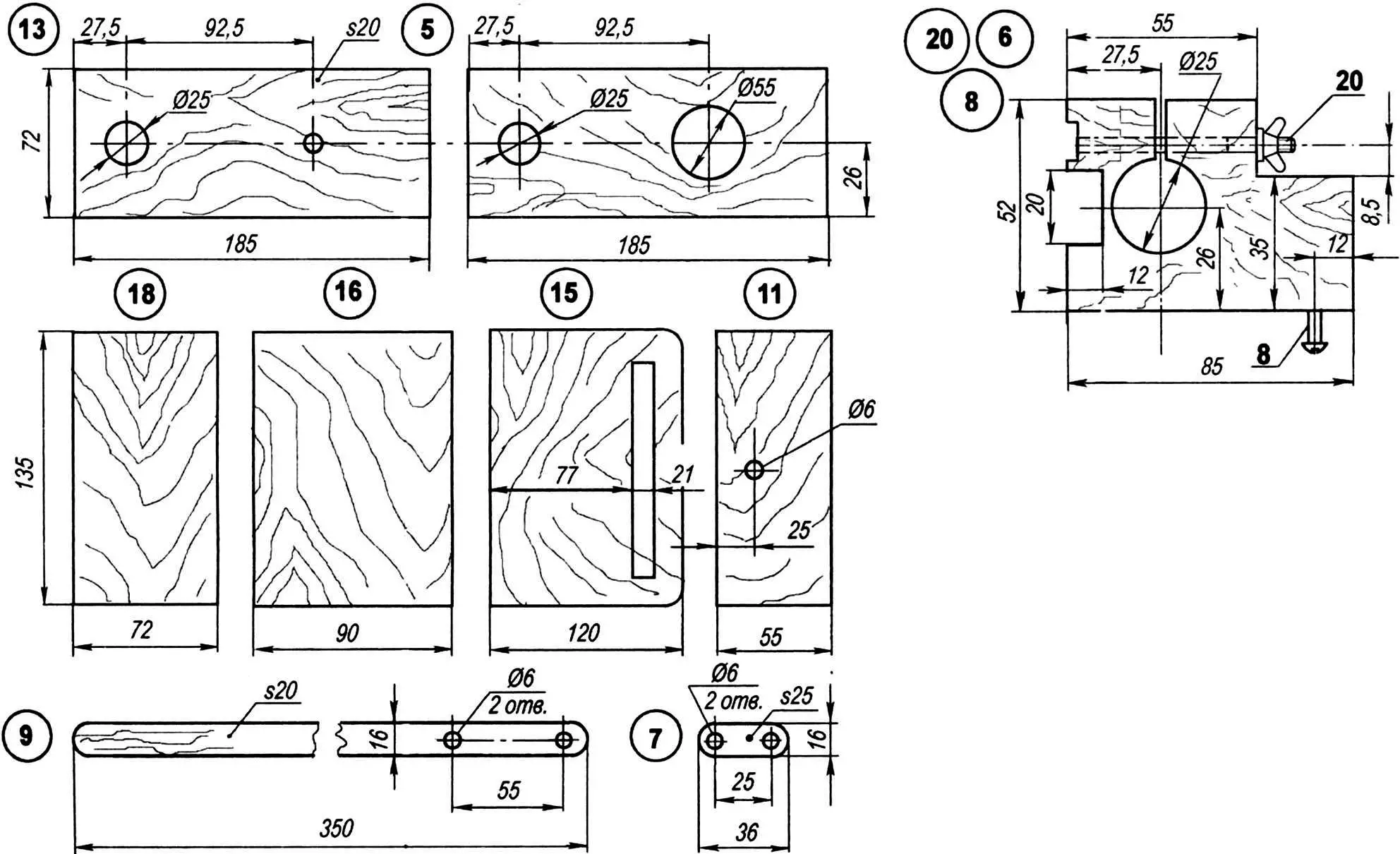 Bench drill stand from a hand drill