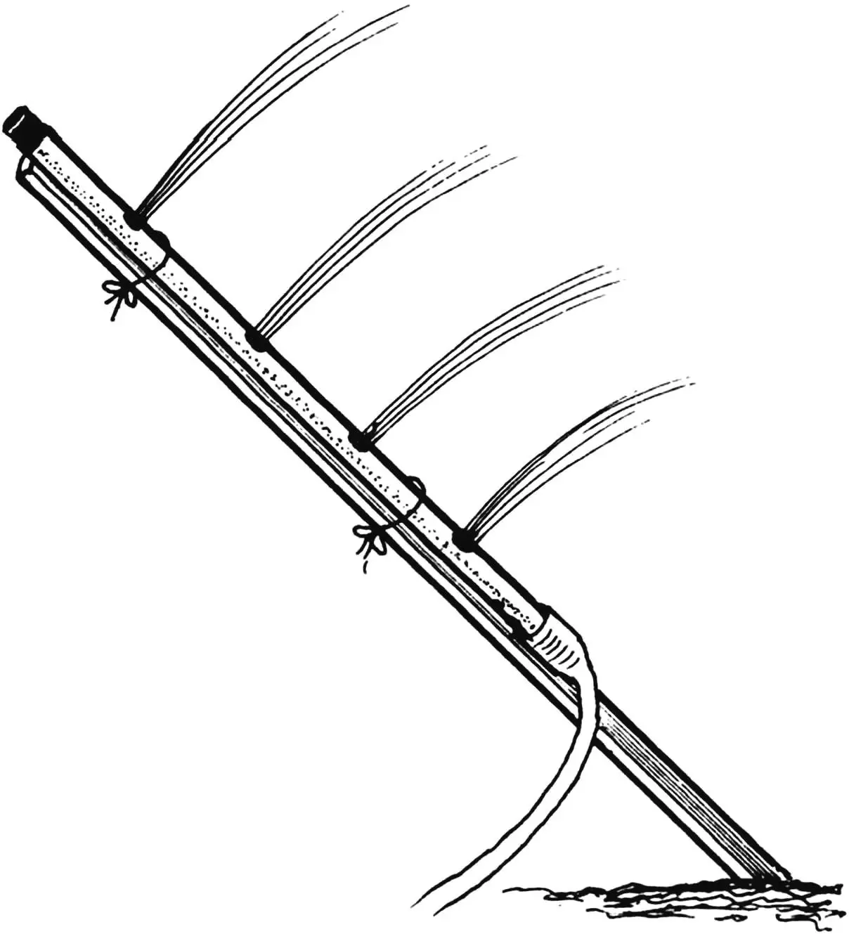 Рис. 3. Варіант поливу газонів і клумб