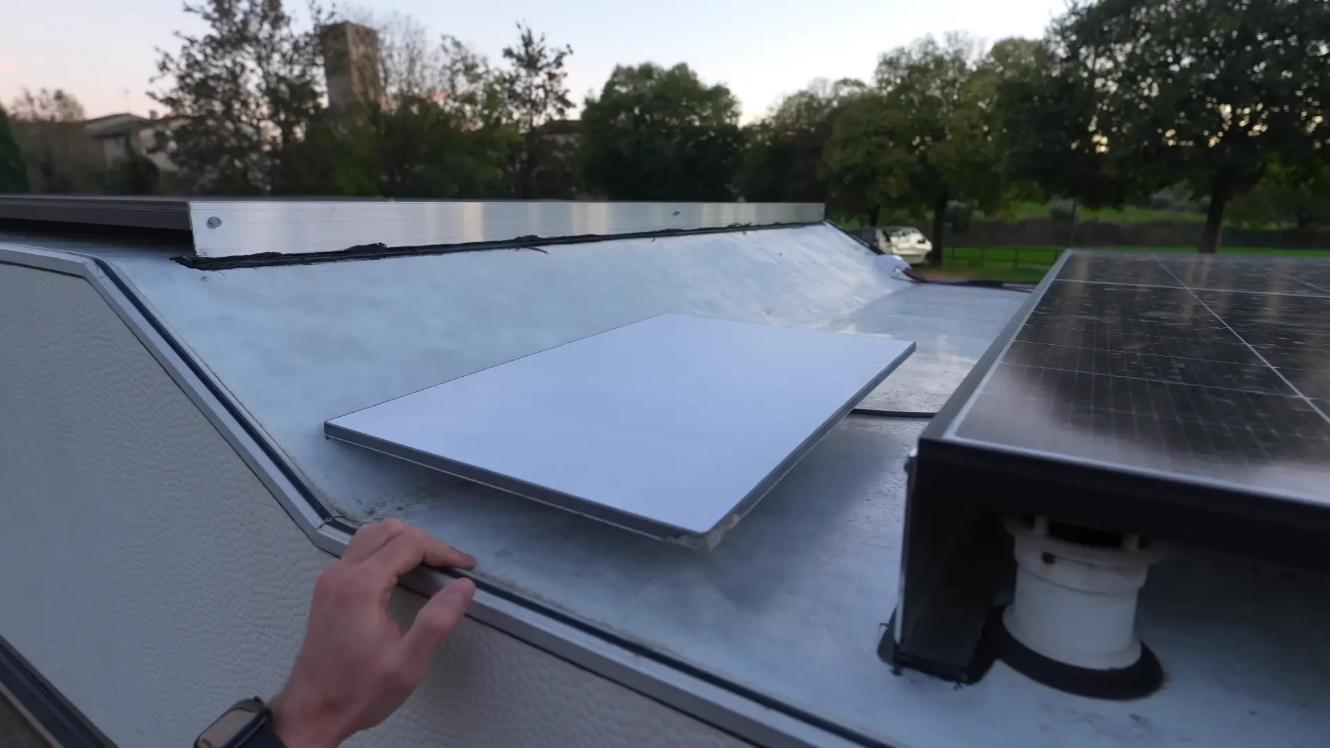 Starlink на крыше автодома