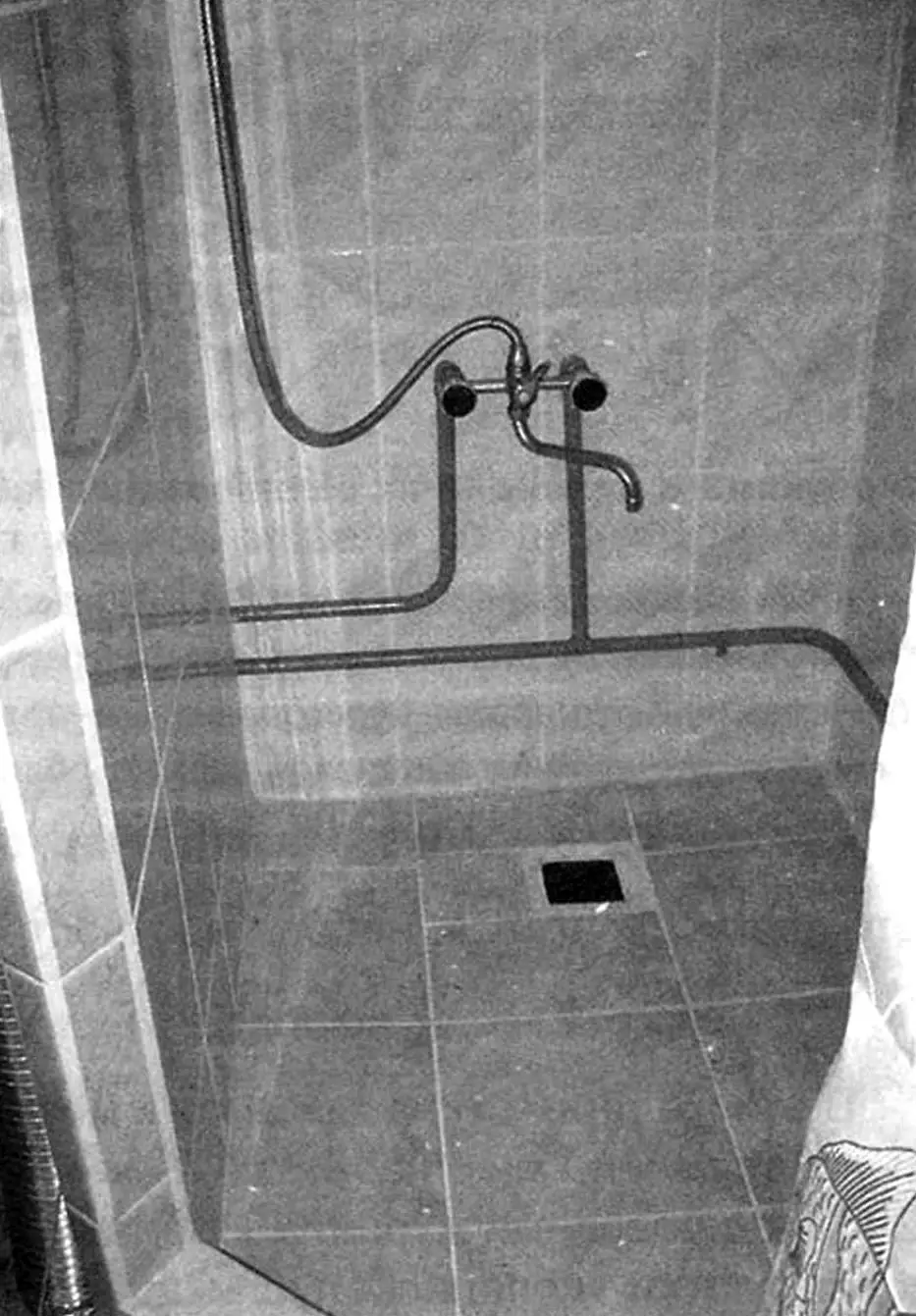 Interior equipment of the shower cabin