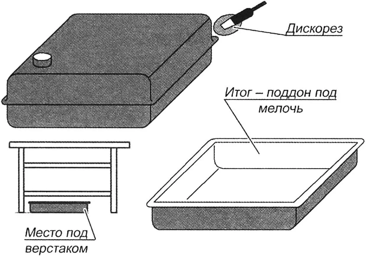 Поддон из канистры