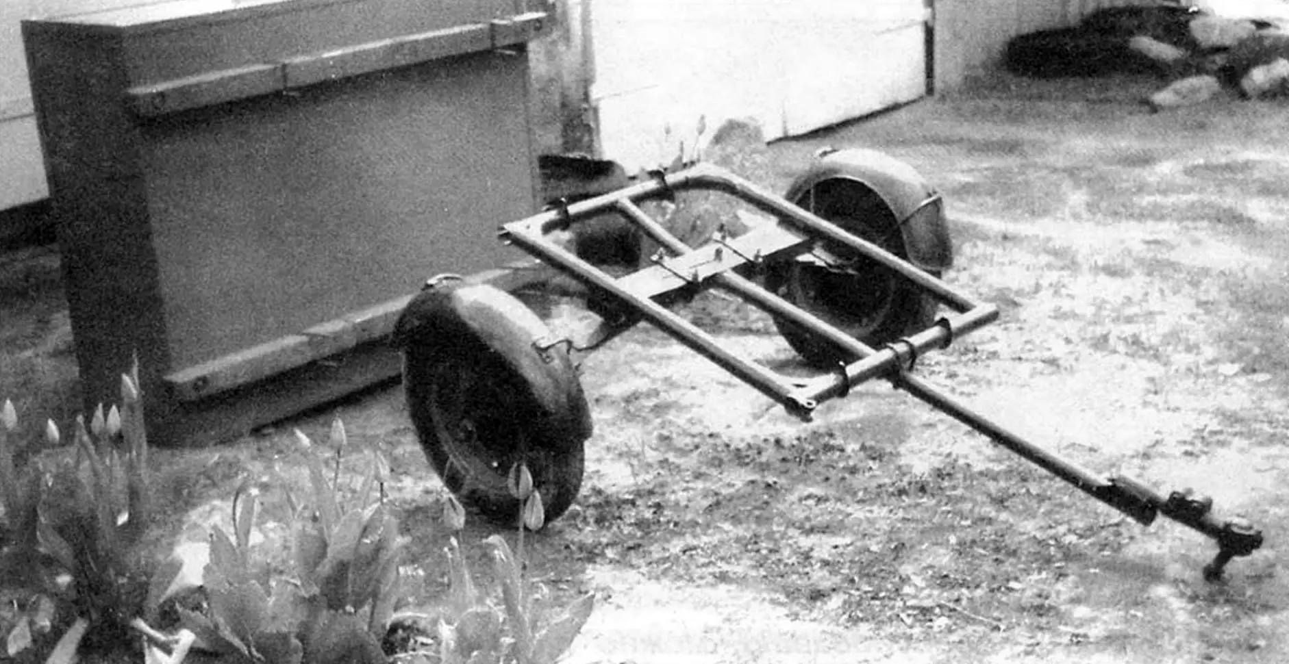 Trailer with body removed