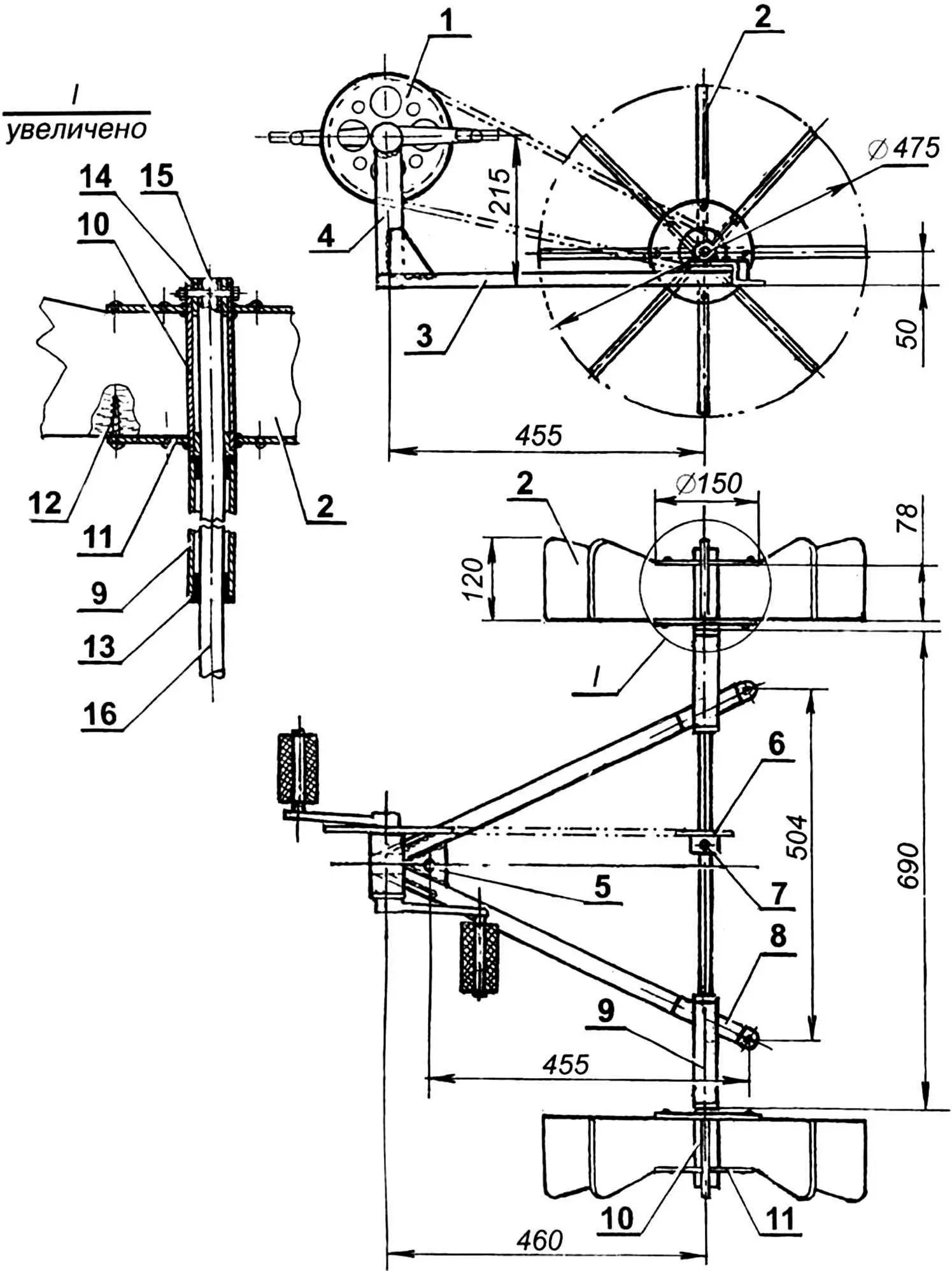 Гребна приставка