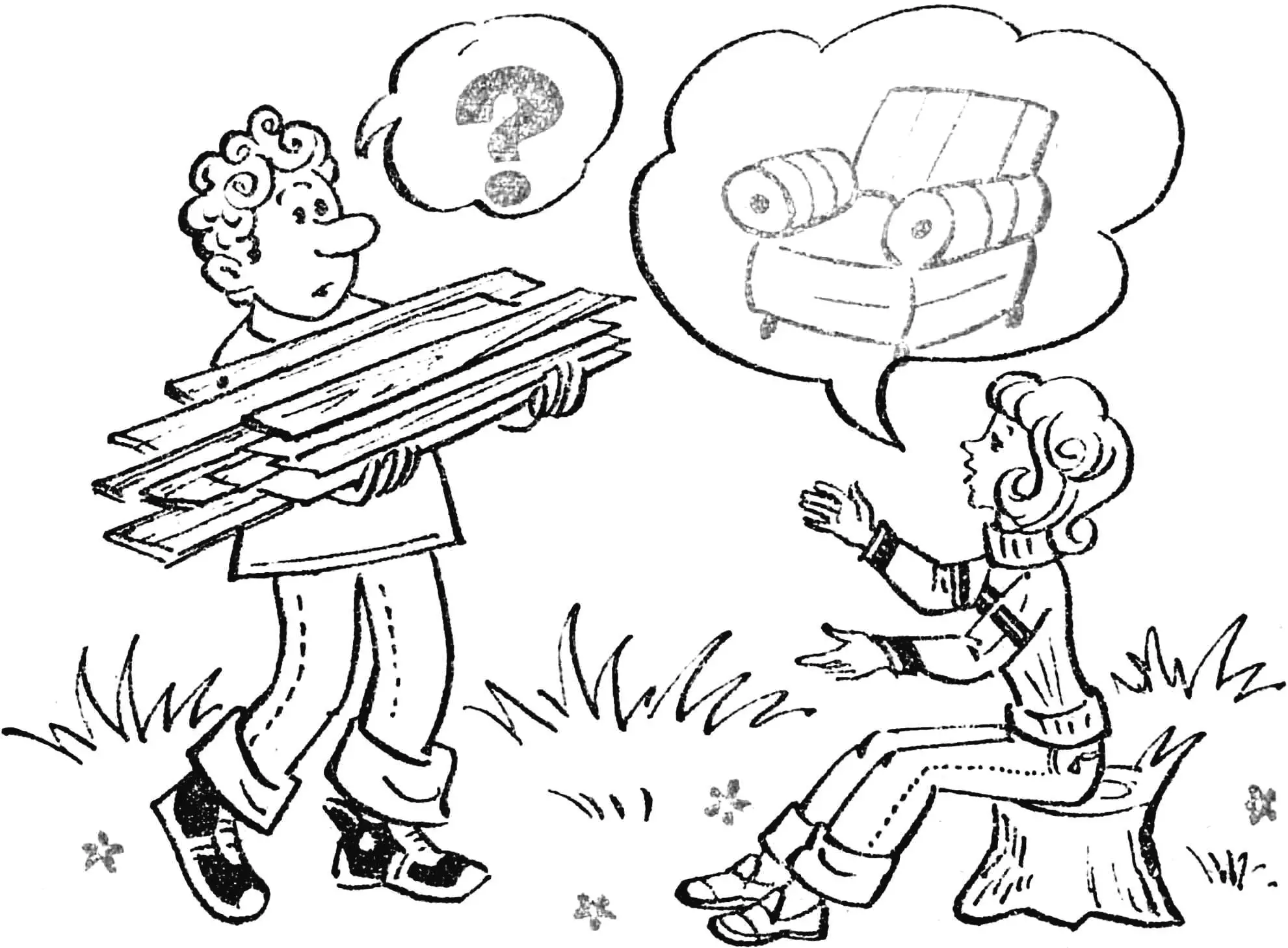 Doshchechka furniture set