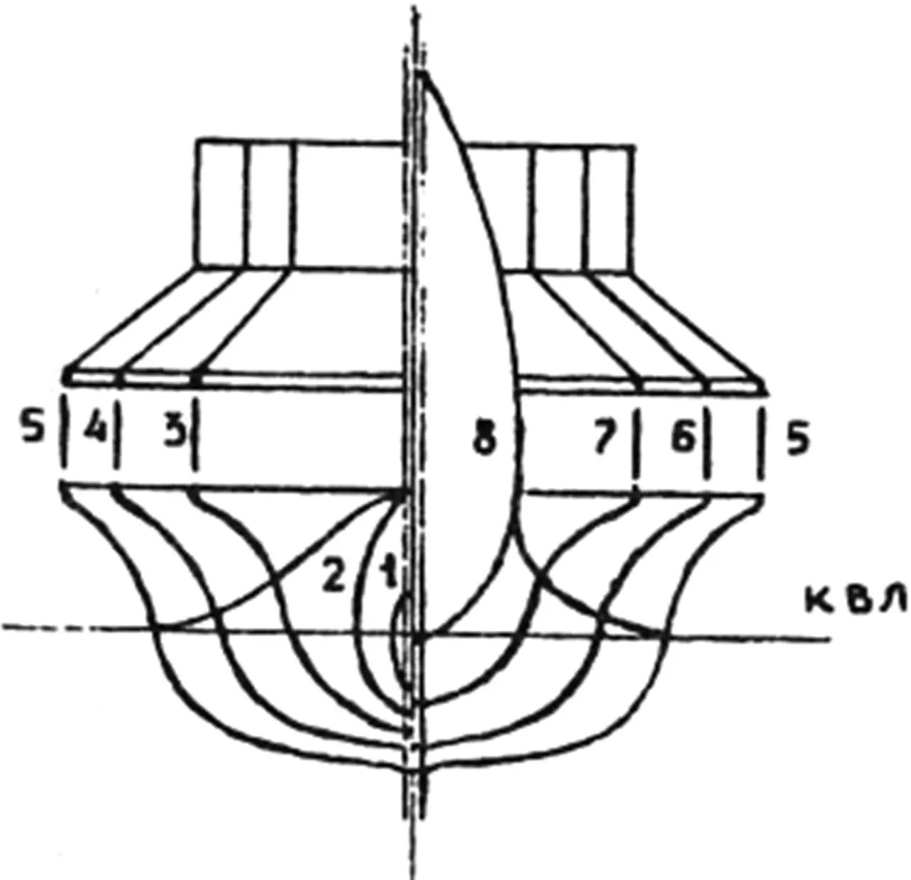Теоретический чертеж «корпус»