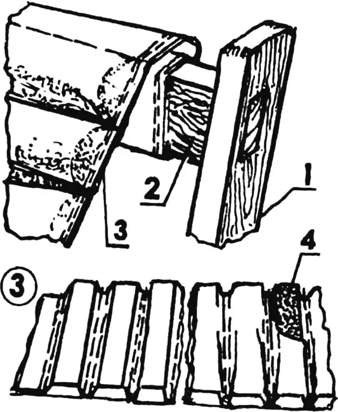 Soft backrest of the deck chair