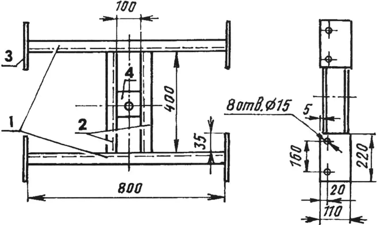 Fig. 3. Trolley frame