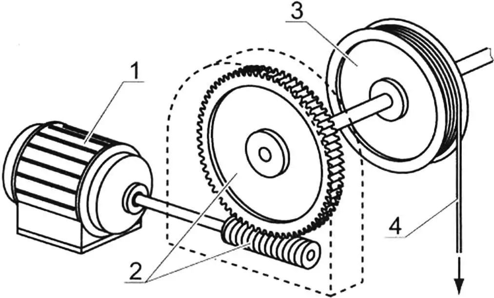 Fig. 2. Drive of motorized stairs