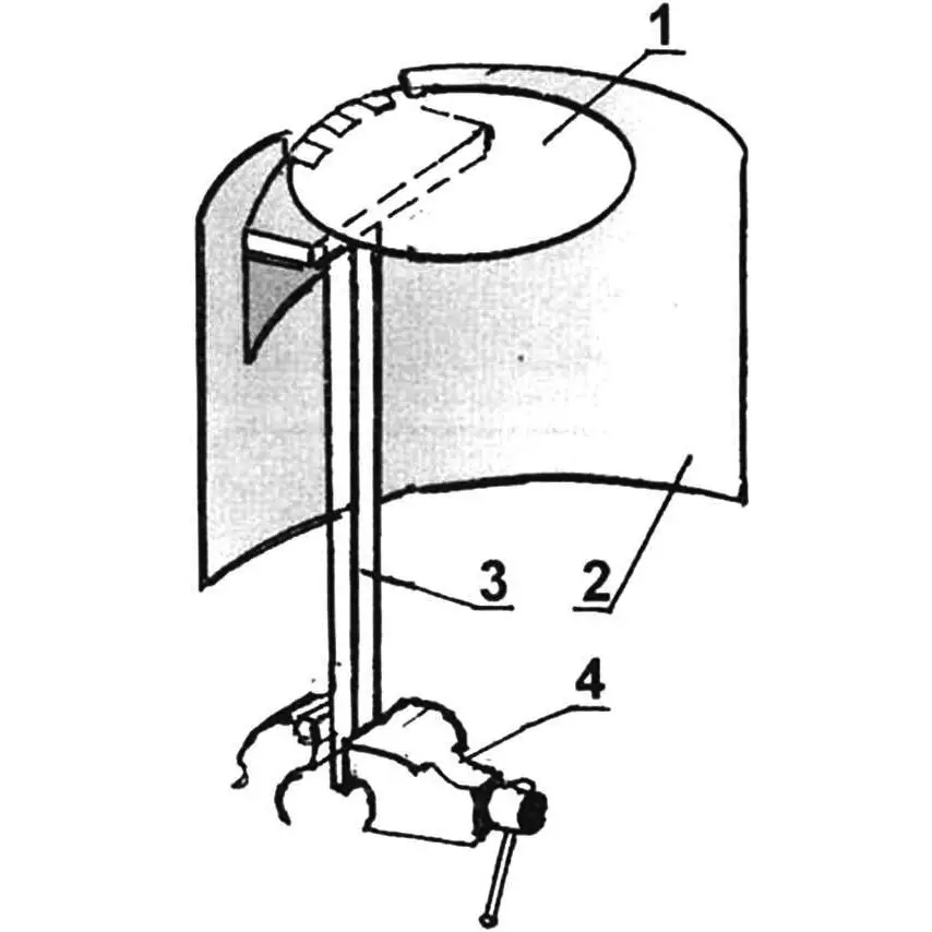 Fig. 4. Gluing the cover to the envelope on the jig