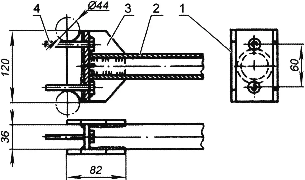 Frame-to-front-axle joint