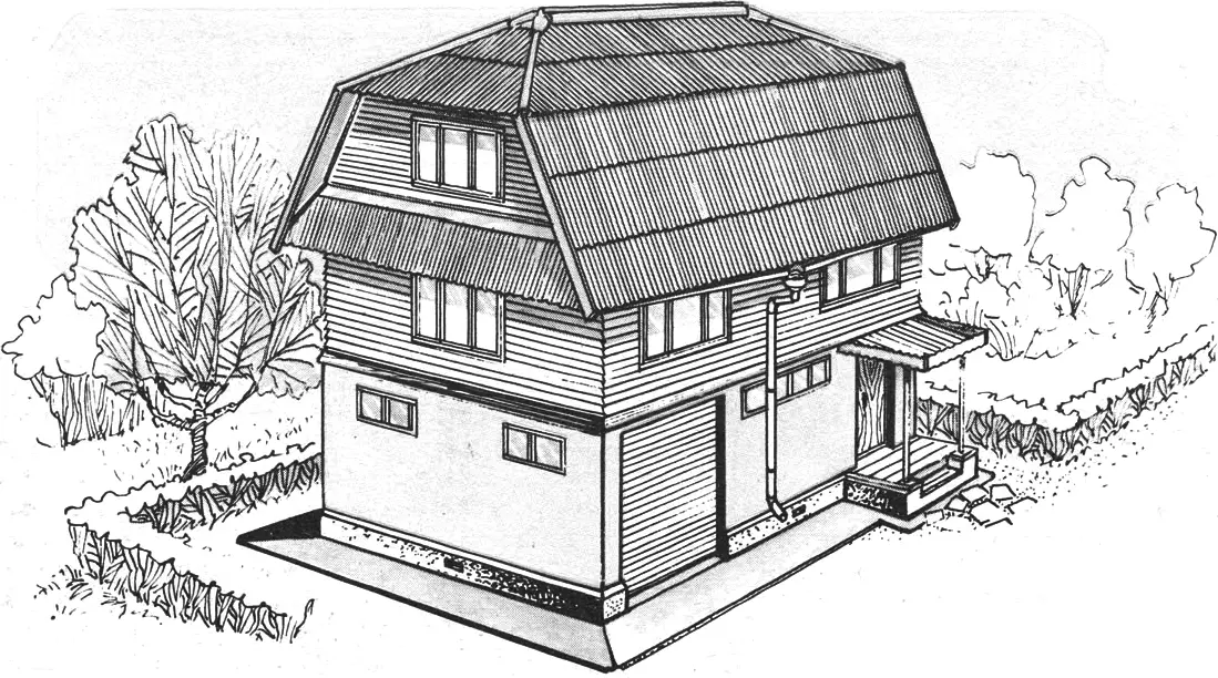 Трёхэтажный дом на 6 сотках: 35 м², планы и строительство