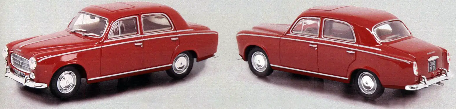 Модель седана Peugeot 403 1963 года фирмы Norev