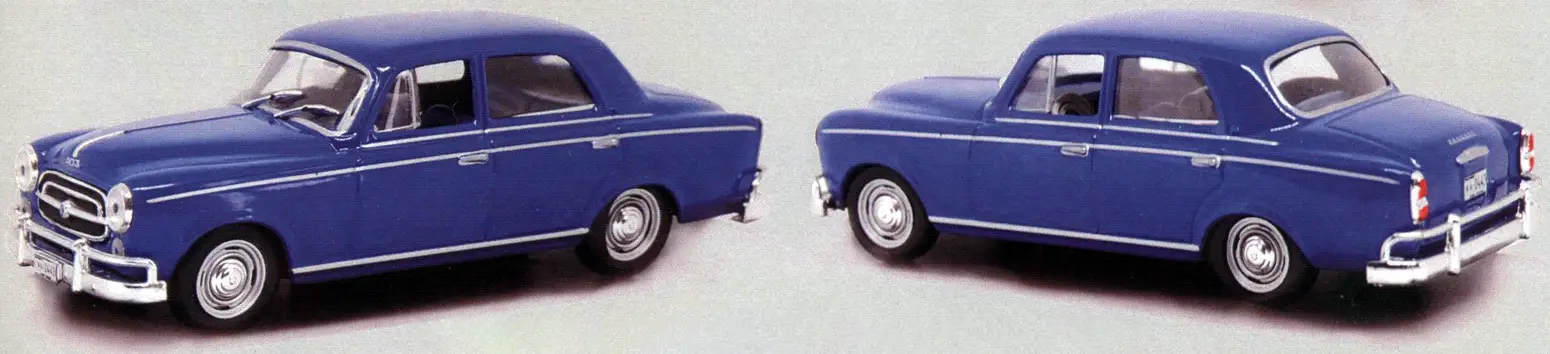 Седан Peugeot 403 из аргентинской журнальной серии