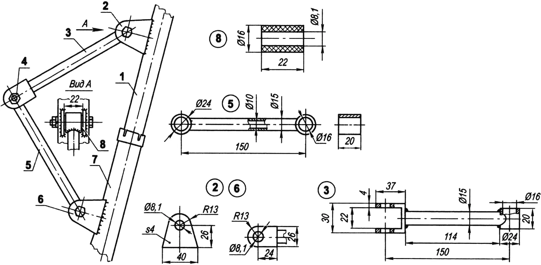 Swivel unit of the shock-absorbing steering column