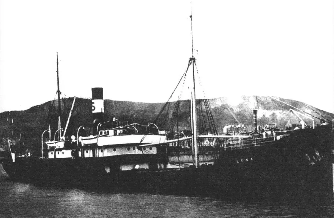 Шведский пароход «Luna», погибший в 1914 году на мине, поставленной в Ботническом заливе вспомогательным минным заградителем «Deutschland»