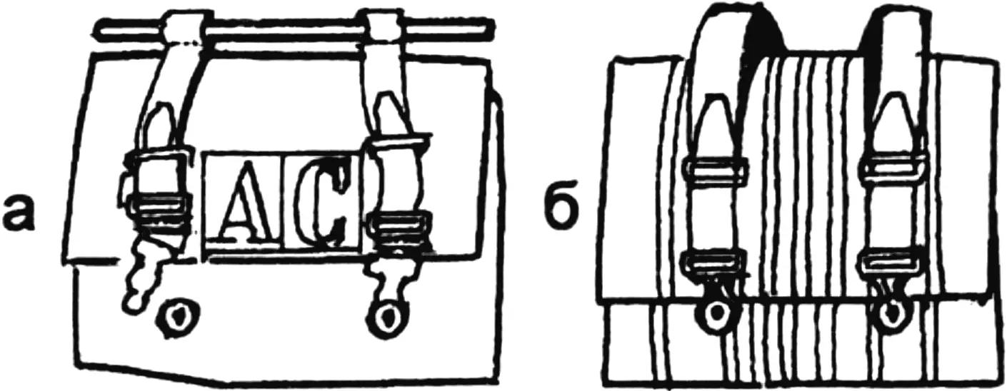 Fig. 10. Finished rucksack options