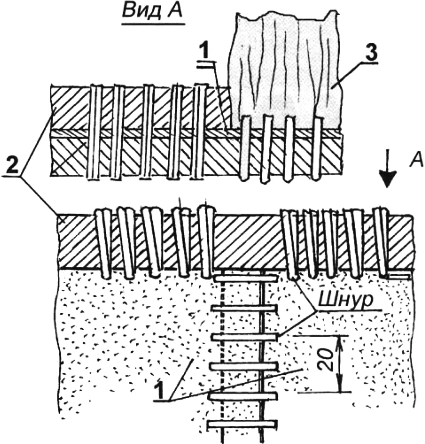 Methods of lacing the main parts of the boat